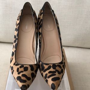 Calvin Klein Leopard Print Heels